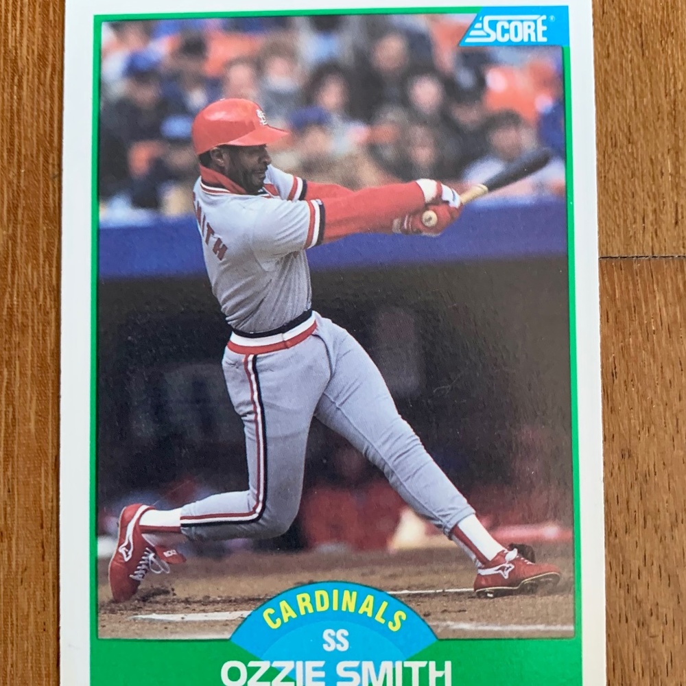 ozzie smith baseball card